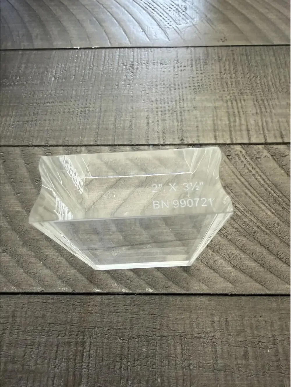 Close To My Heart acrylic stamp block 2x3.5 inches BN990721